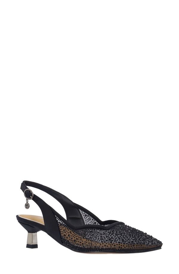 ジェイレニー レディース シューズ ヒール J Rene Aleksa Pointed Toe Slingback Pump Black ブラック