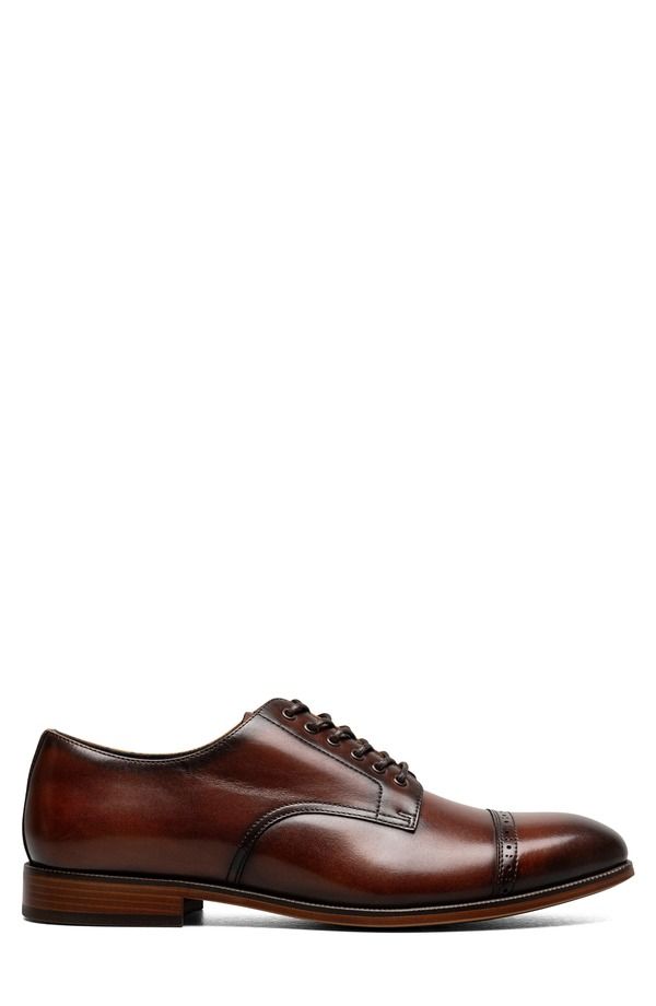 ステイシーアダムス メンズ シューズ オックスフォード キャップ Stacy Adams William Cap Toe Oxford Brown ブラウン
