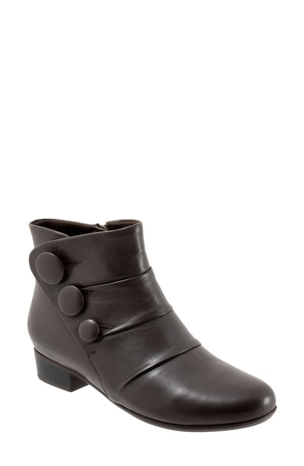 トロッターズ レディース シューズ ブーツ・レインブーツ Trotters Mila Bootie Dk Brown ブラウン