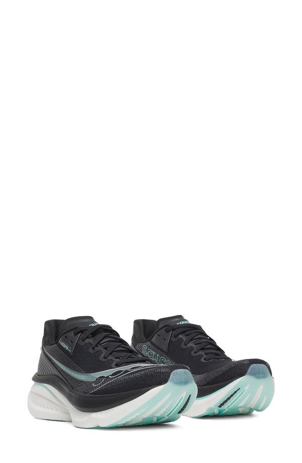 サッカニー レディース シューズ スニーカー Saucony Endorphin Azura Running Shoe Black Aqua ブラック