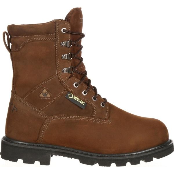 ロッキー メンズ シューズ ブーツ・レインブーツ Tシャツ Rocky Steel Toe Goretex Waterproof 600G Insulated Work Boot Brown ブラウン