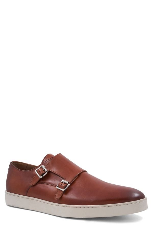 ブルーノマグリ メンズ シューズ モンク Bruno Magli Palestro Double Monk Shoe Cognac