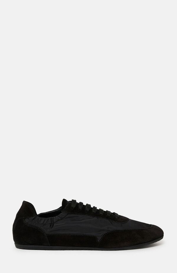 スカロッソ メンズ シューズ スニーカー SCAROSSO Leggera Sneakers Black Nylon ブラック｜詳細画像
