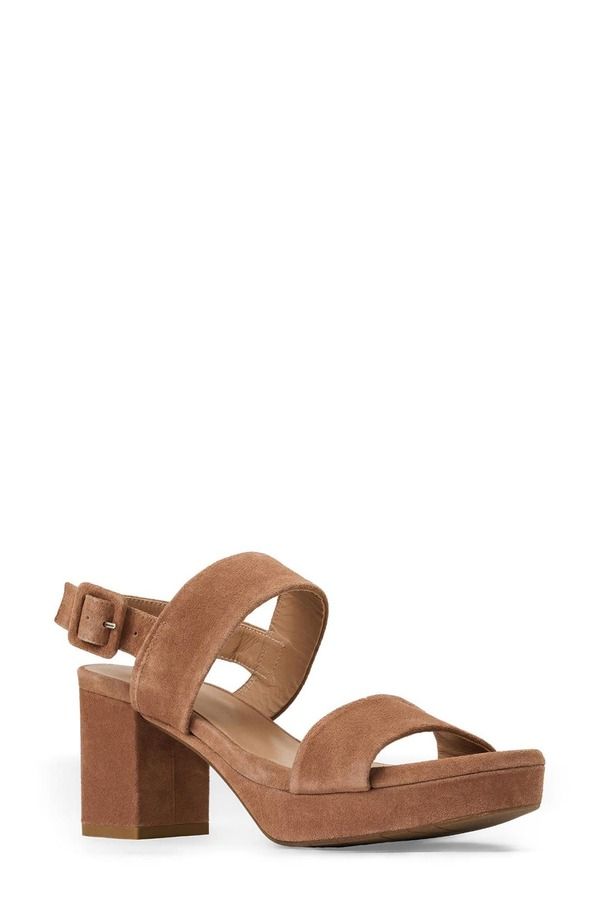 アクアタリア レディース シューズ ヒール プラットフォーム サンダル Aquatalia Melly Weatherproof Platform Sandal Clay Suede