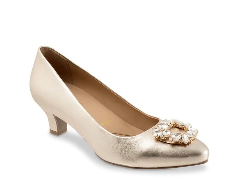 トロッターズ レディース シューズ パンプス TrottersKate Bridal Pump Champagne Leather シャンパン