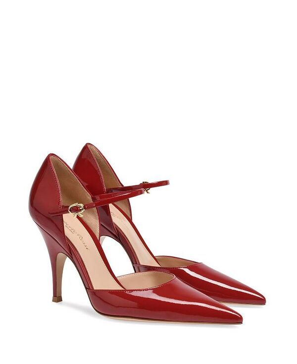 ジャンヴィト ロッシ レディース シューズ パンプス Gianvito Rossi Womensofia DOrsay Pumps Red Nappa Leather レッド