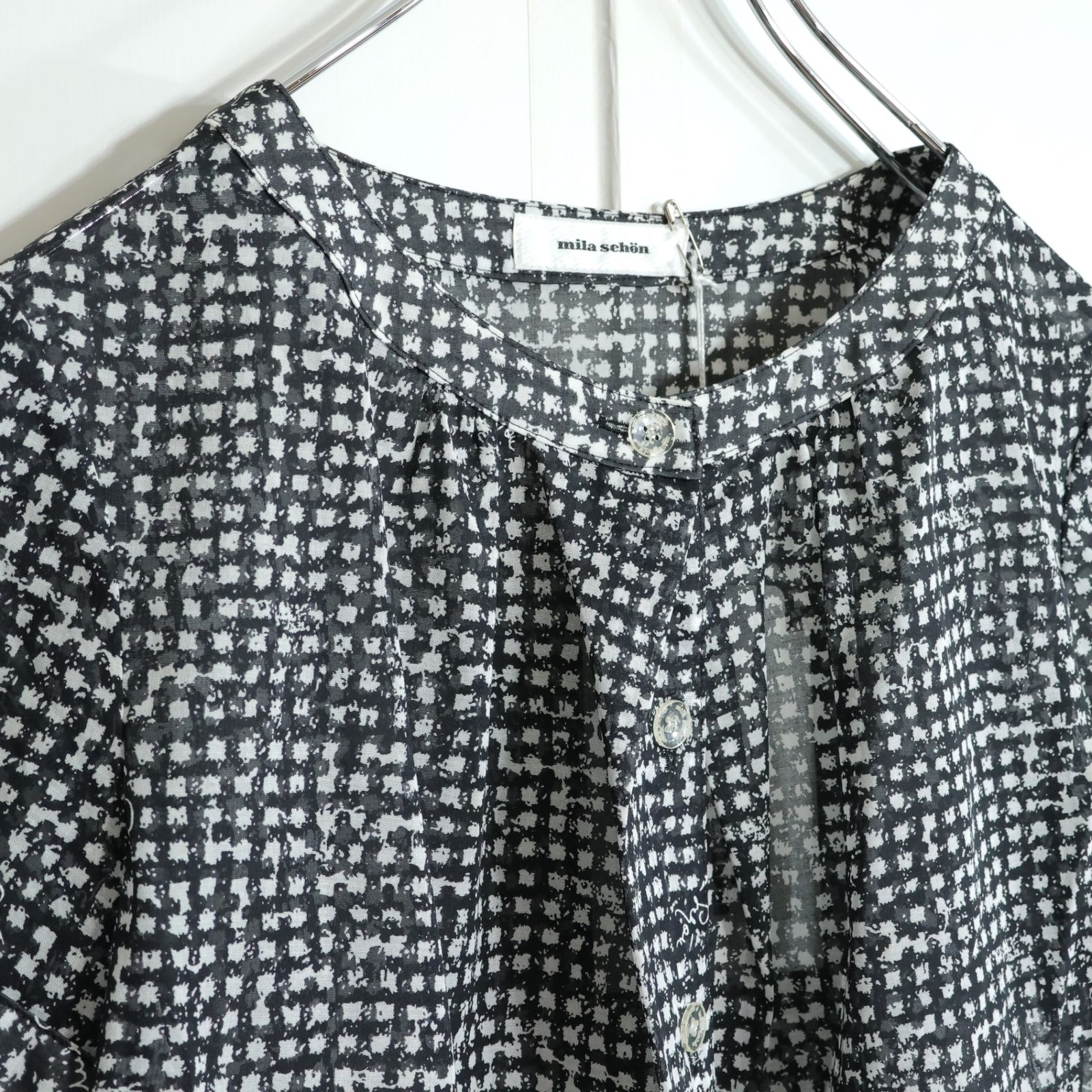 極美品・紙タグ有】ミラショーン☆涼しげな二点セット 半袖ブラウス