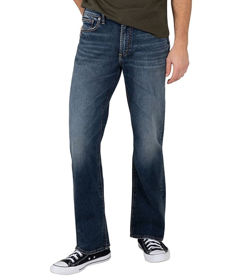 シルバー ジーンズ メンズ ボトムス デニムパンツ ブーツカット ブーツ Silver Jeans Co Craig Performance Stretch Easy Fit Bootcut Jean