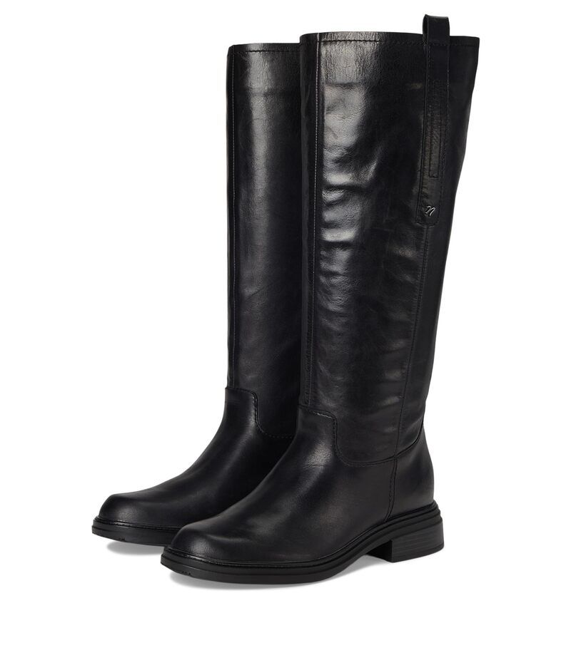 ナチュライザー レディース シューズ ブーツ・レインブーツ Naturalizer Ontime Knee High Boots Black Leather ブラック