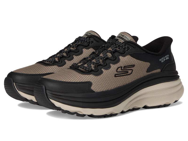 スケッチャーズ メンズ シューズ スニーカー SKECHERS Zirrus Hands Free Slipin TaupeBlack ブラック