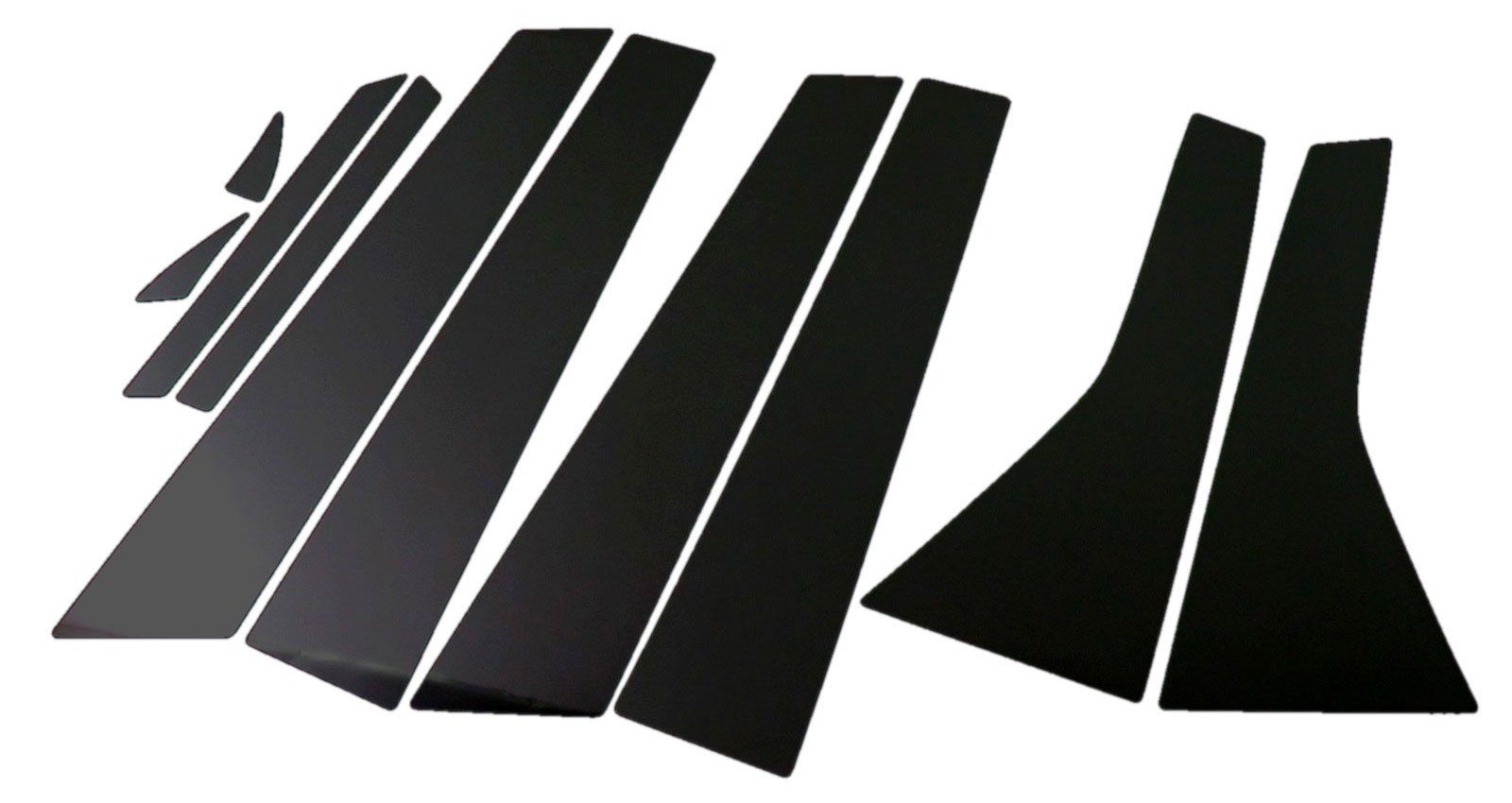 新品 BRIGHTZ ストリーム RN6-9 超鏡面ブラックメッキピラーパネルカバー 10PC バイザー無し用 【 PIL-BLA-212 】 5064