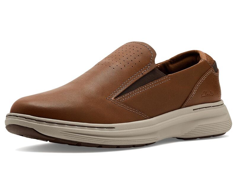 クラークス メンズ シューズ スリッポン・ローファー Clarks Craftwell Free Tan Leather タン