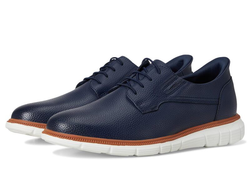 マークジョセフニューヨーク メンズ シューズ オックスフォード Marc Joseph New York Cloud Street Hands Free Technology Navy Grainy