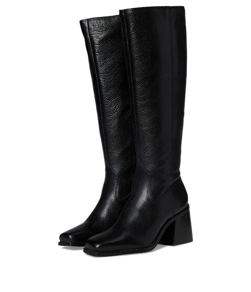 ヴィンスカムート レディース シューズ ブーツ・レインブーツ Vince Camuto Sangeti 2 Wide Calf Black Leather ブラック