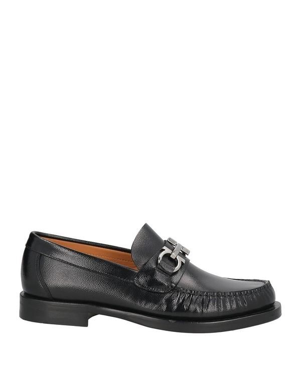 フェラガモ メンズ シューズ スリッポン・ローファー FERRAGAMO モカシン Black ブラック
