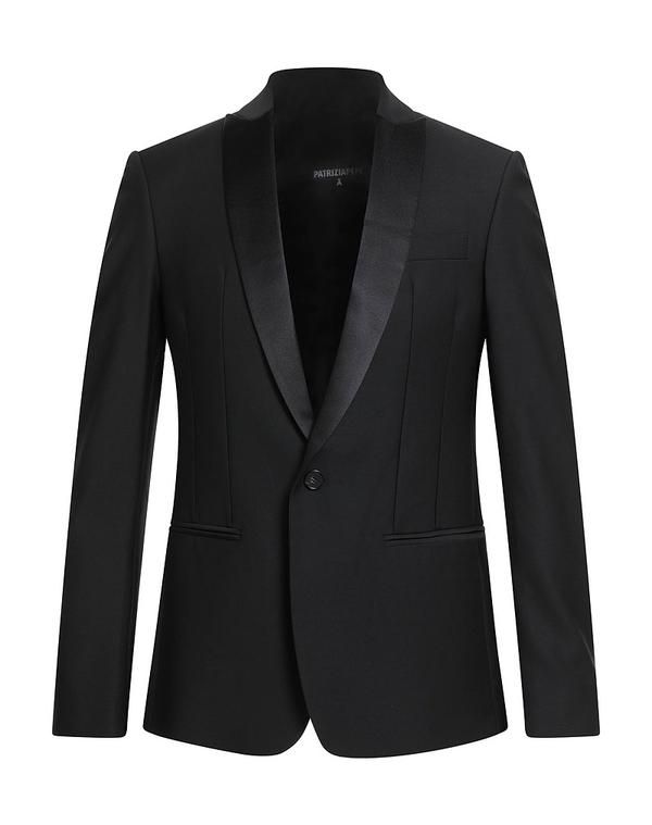 パトリツィア ペペ メンズ アウター ジャケット・ブルゾン PATRIZIA PEPE テーラードジャケット Black ブラック 42,120円