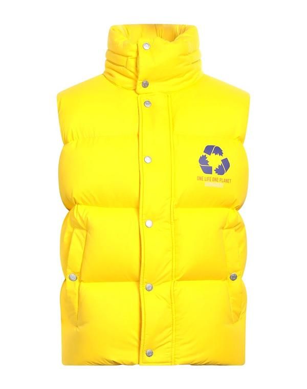 ディースクエアード メンズ アウター ジャケット・ブルゾン DSQUARED2 パファージャケット Yellow イエロー