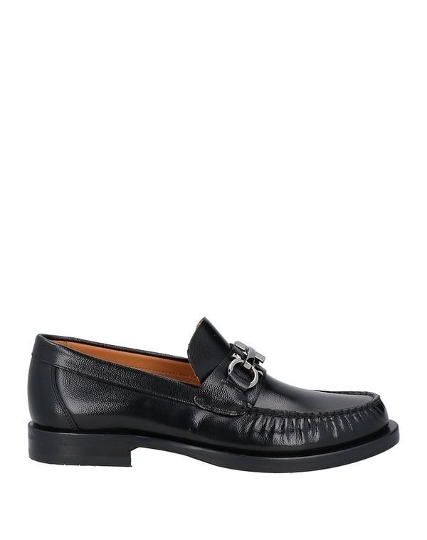 フェラガモ メンズ シューズ スリッポン・ローファー FERRAGAMO モカシン Black ブラック