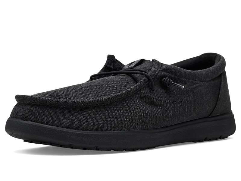 シューズフォークルーズ メンズ スリッポン・ローファー Shoes for Crews Laguna Moc Black ブラック