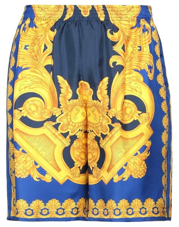 ヴェルサーチ メンズ ボトムス ハーフパンツ・ショーツ VERSACE ショートパンツ＆バミューダパンツ Blue ブルー