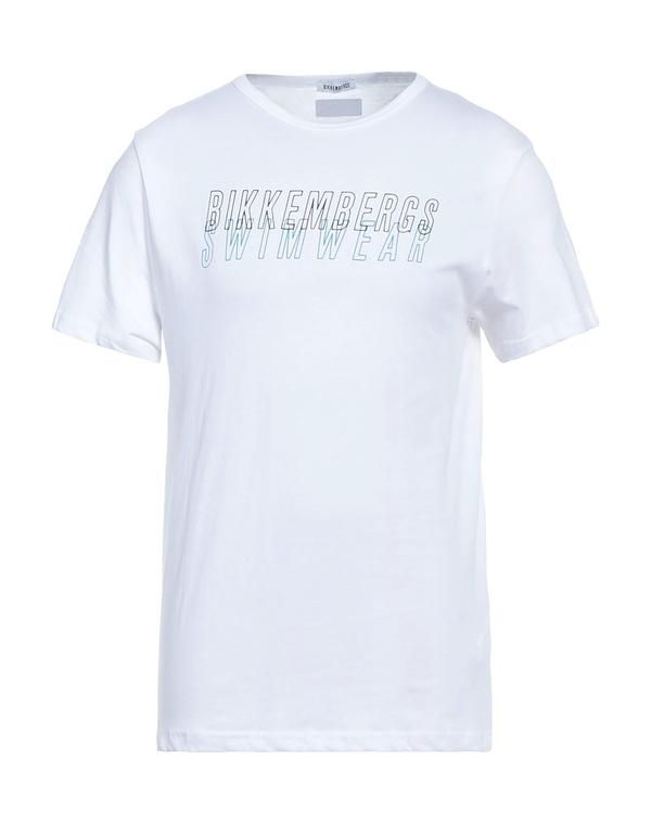 ビッケンバーグス メンズ トップス Tシャツ BIKKEMBERGS Ｔシャツ White ホワイト