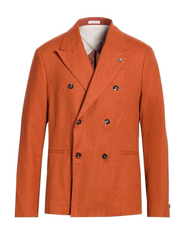 オフィシナ 36 メンズ アウター ジャケット・ブルゾン OFFICINA 36 テーラードジャケット Reddish Brown ブラウン