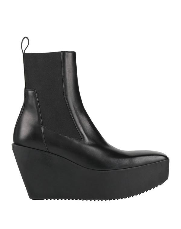 リックオウエンス メンズ シューズ ブーツ・レインブーツ RICK OWENS ショートブーツ Black ブラック