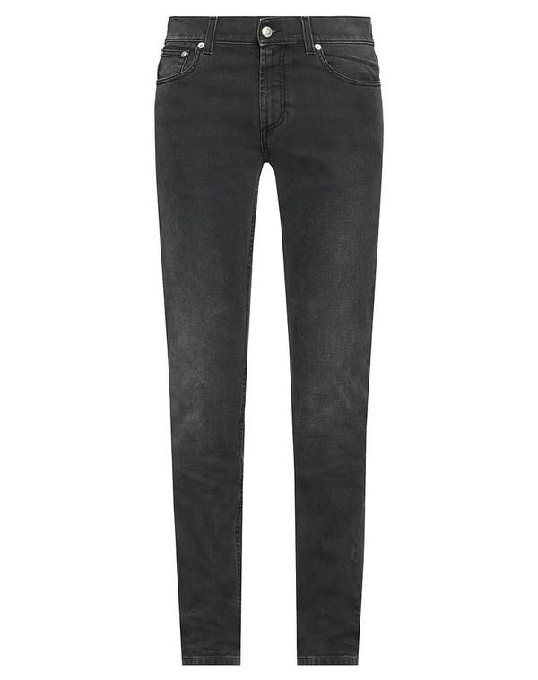 マックイーン メンズ ボトムス デニムパンツ MCQUEEN スキニー Black ブラック