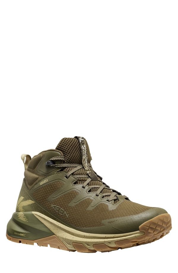 キーン メンズ シューズ ブーツ・レインブーツ KEEN Targhee Apex Mid Waterproof Hiking Boot Dark Olive Khaki オリーブ