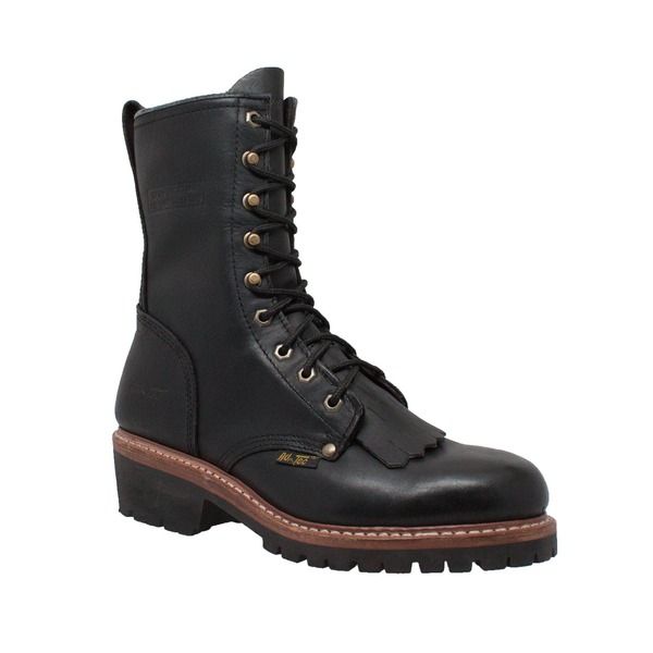 アドテック メンズ シューズ ブーツ・レインブーツ AdTec 10 Fireman Logger Black ブラック