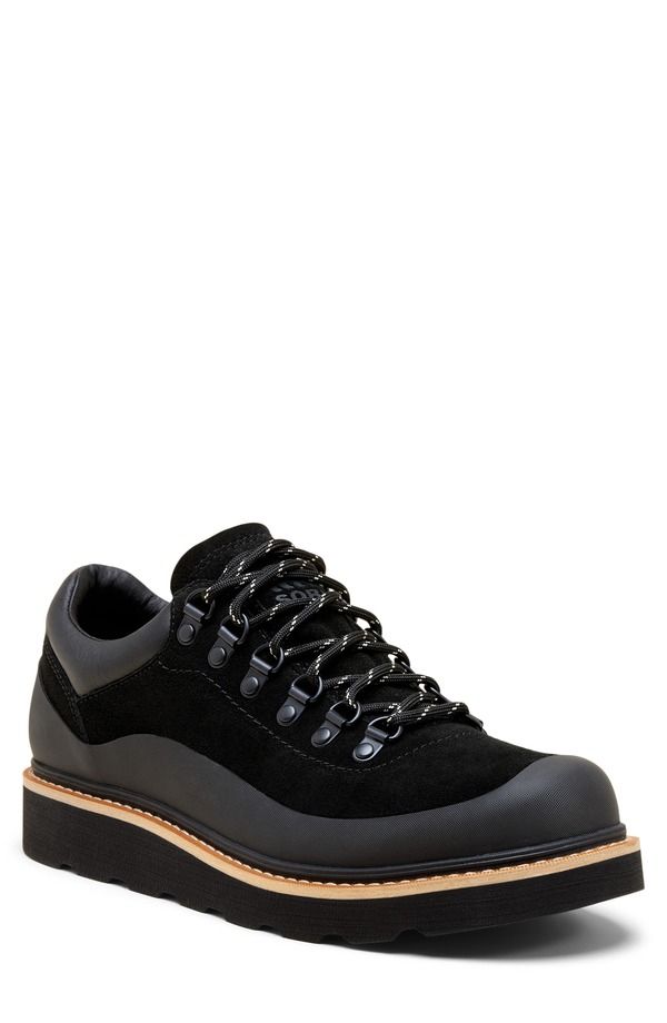 ソレル メンズ シューズ スニーカー SOREL Slabtown 62 Explorer Waterproof Hiking Shoe Black Bleached Ceramic ブラック
