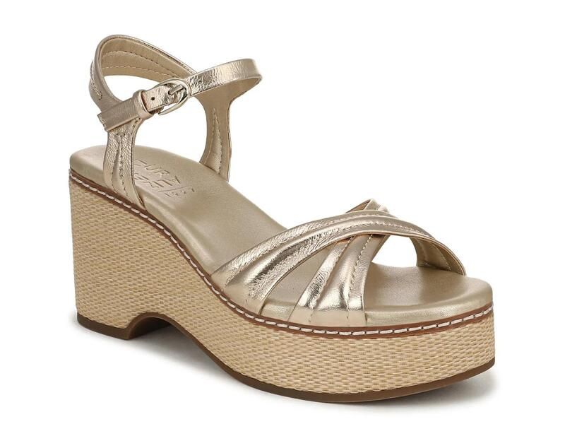 ナチュライザー レディース シューズ サンダル プラットフォーム NaturalizerDovie Platform Sandal Champagne シャンパン