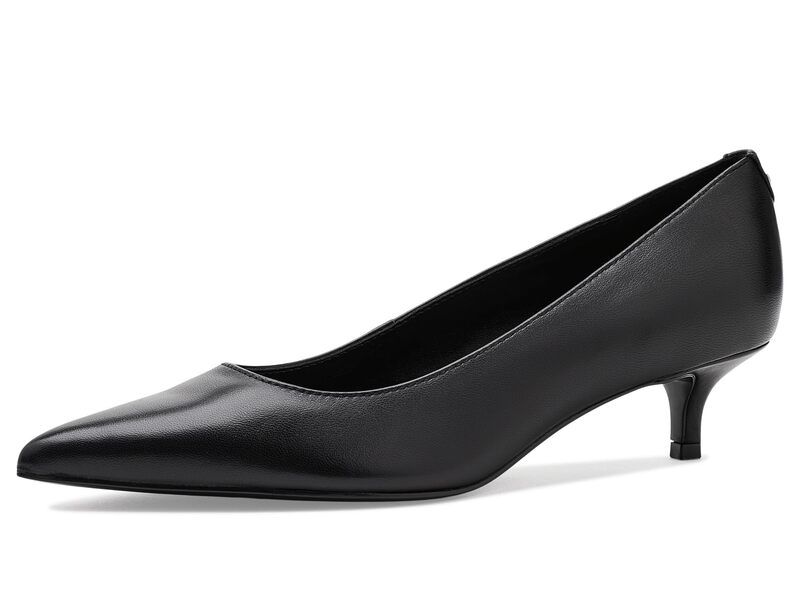 カルバンクライン レディース シューズ ヒール Calvin Klein Roxanna Black Leather ブラック