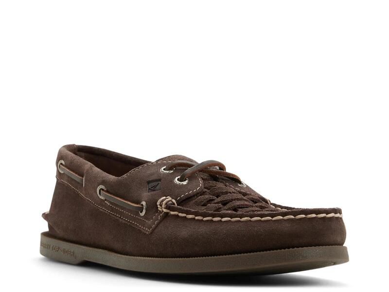 スペリー メンズ シューズ SperryAuthentic Original 2Eye Woven Boat Shoe Dark Brown ブラウン