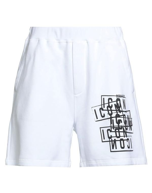 ディースクエアード メンズ ボトムス ハーフパンツ・ショーツ ショートパンツバミューダパンツ DSQUARED2 White ホワイト