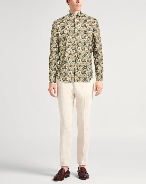 ザカス メンズ トップス シャツ XACUS Khaki カーキ