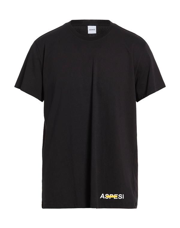 アスペジ メンズ トップス Tシャツ ASPESI Black ブラック