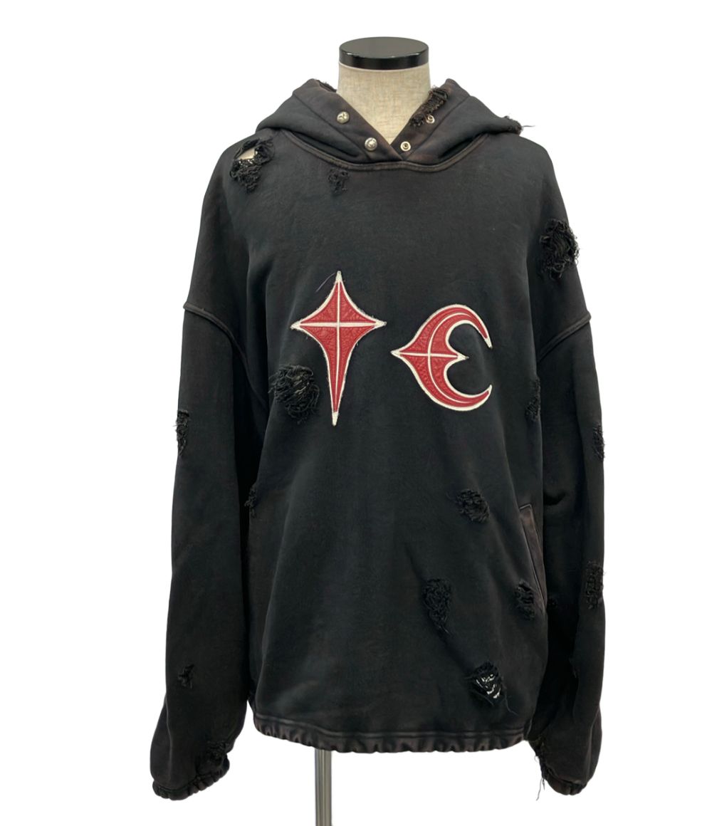 ザグクラブ ダメージプルオーバーパーカー TC24SS0401 メンズ SIZE 3 (L) Thug Club