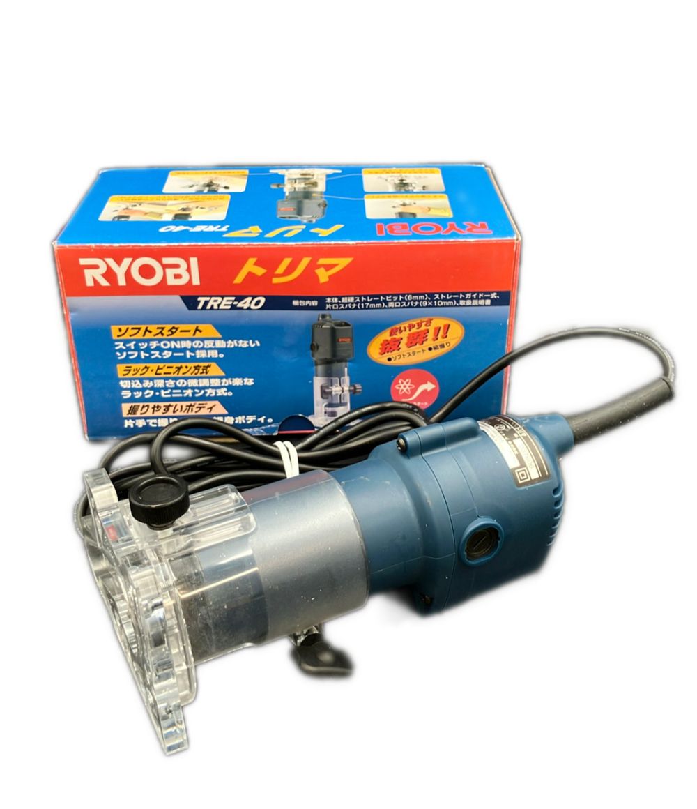 リョービ 電動工具 現状品 トリマ TRE-40 RYOBI - メルカリ