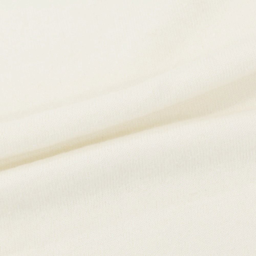 【新品】ドルモア DRUMOHR リネンポリエステル クルーネック プルオーバーニット アイボリー【サイズ50】【メンズ】