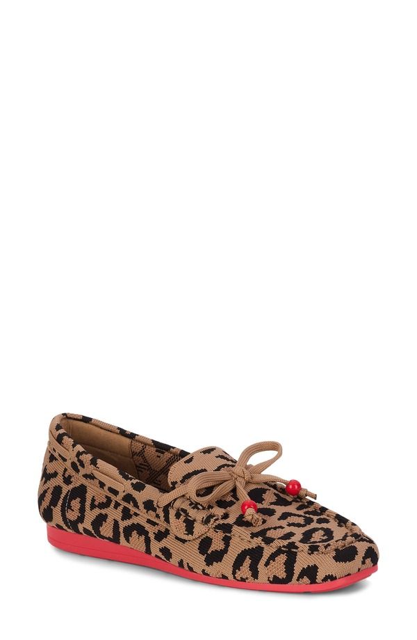 ロスハンマーソン レディース シューズ スリッポン・ローファー ニット Ros Hommersoneve Knit Loafer Leopard Print Knit アニマル