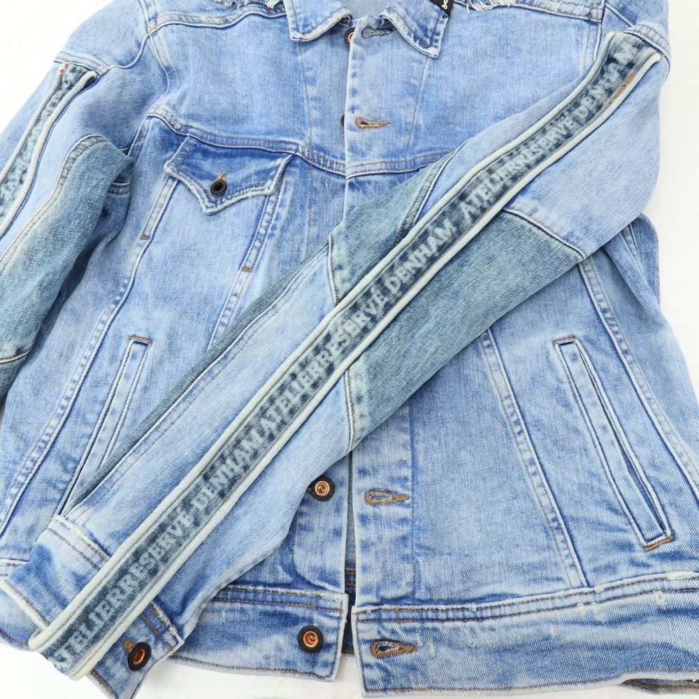 DENHAM デニムジャケット AMSTERDAMライトブルー DENHAM ライトブルーデニムジャケット DENHAM メンズGジャン、デニム