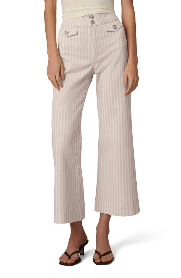 ジョーズ レディース ボトムス レギンス ワイドレッグ パンツ アンクル Joes Thelliankle Wide Leg Pants Natural Stripe ストライプ