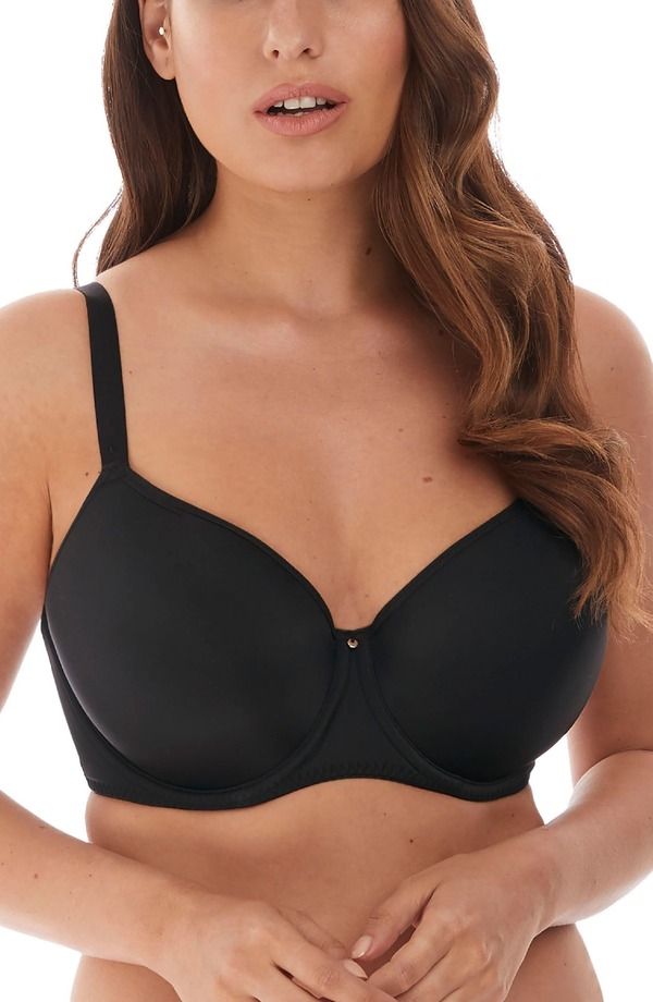 ファンタジー レディース トップス Tシャツ Fantasie Aura Underwire Molded TShirt Bra Black ブラック
