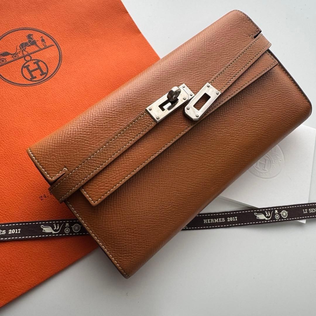 【限定価格】 HERMES エルメス ケリーウォレット 2つ折り長財布