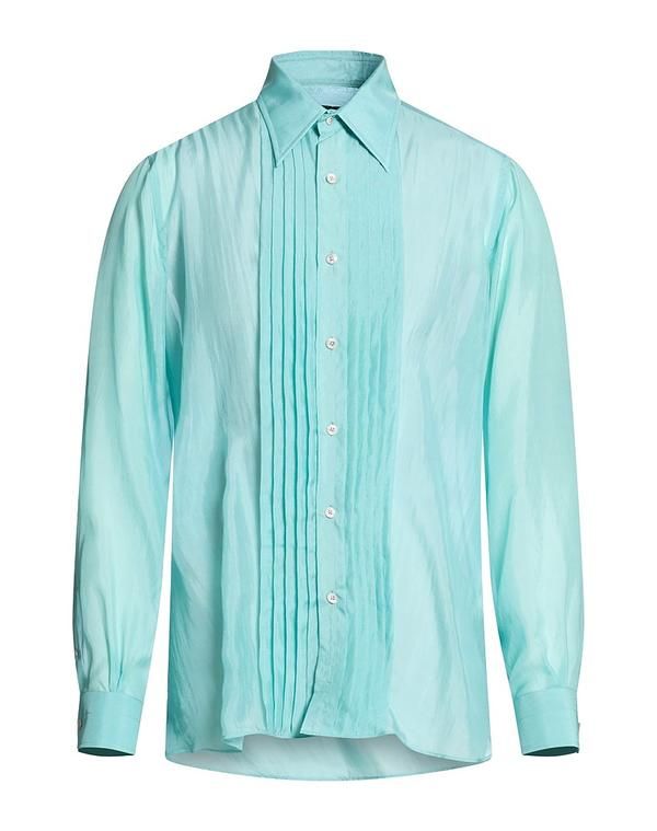 トム・フォード メンズ トップス シャツ TOM FORD Turquoise Blue ブルー