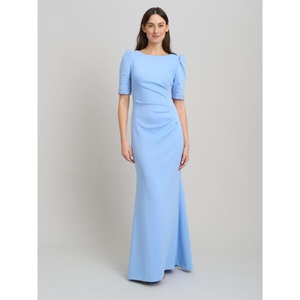 ジーナバッコーニ レディース トップス ワンピース マキシ Gina Bacconi Jadie Maxi Dress With Beaded Sleeves Perri