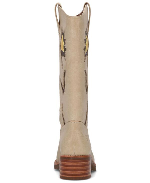 フライ レディース シューズ ブーツ・レインブーツ ヒール Frye and Co Womens Miranda Flower Stacked Heel Boots Cream クリーム