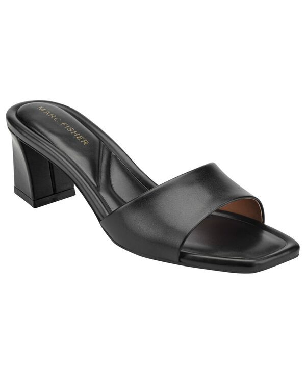 マークフィッシャー レディース シューズ サンダル ヒール Marc Fisher Womens Gelso Square Toe Block Heel Dressandals Black ブラック