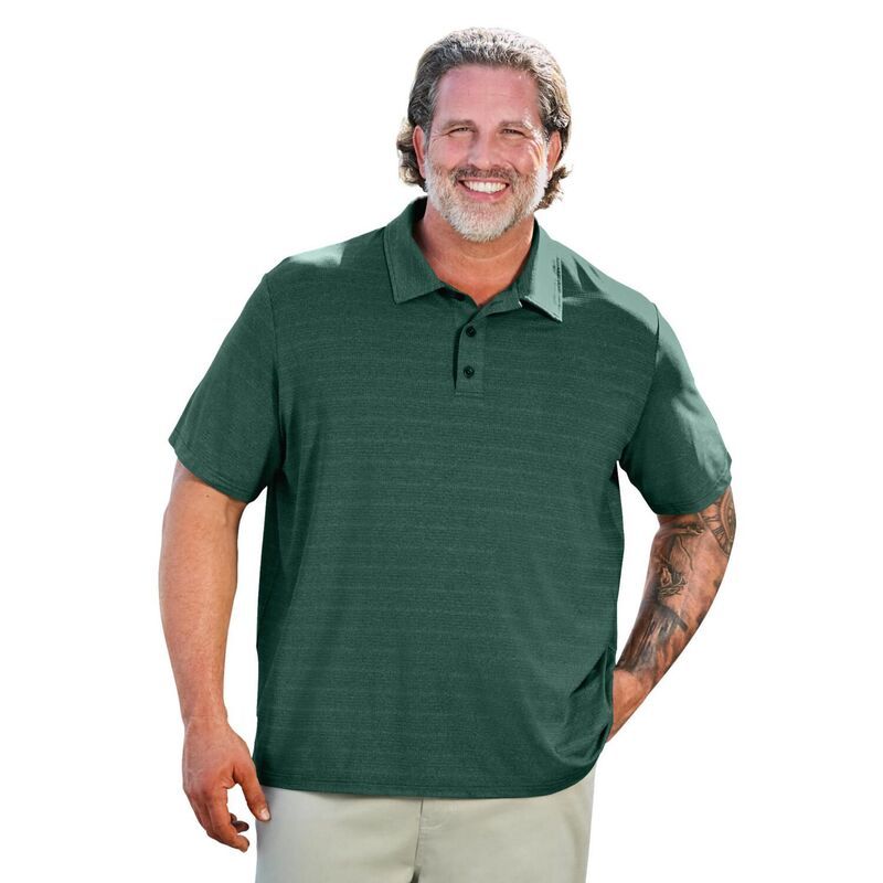 キングサイズ レディース トップス Tシャツ ポロシャツ トール KingSize Mens Big Tall Vented Golf Polo Hunter Marl マール